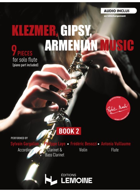 Klezmer, Gipsy, Armenian music - flûte Book 2