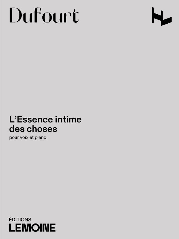 L'Essence intime des choses