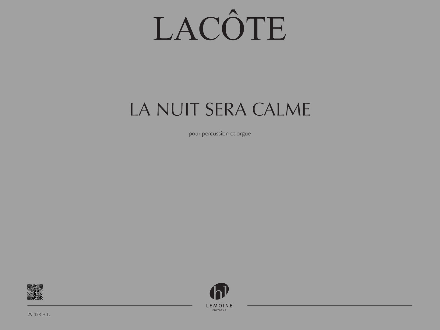 La Nuit sera calme