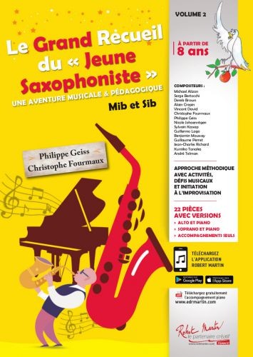 Le Grand recueil du jeune saxophoniste musical et pédagogique