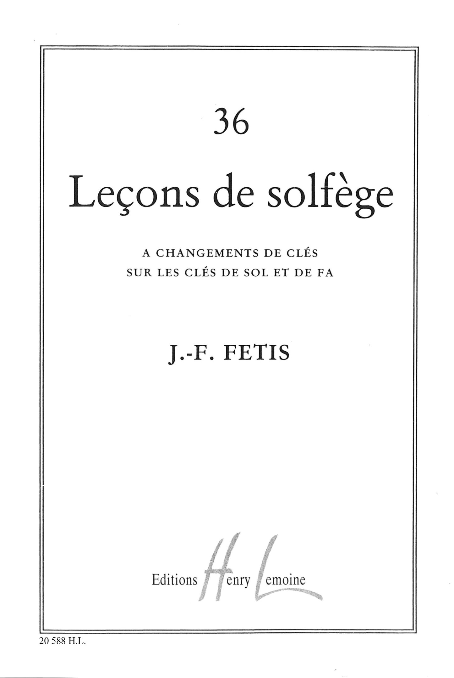 Leçons 2 clés (36) sans accompagnement