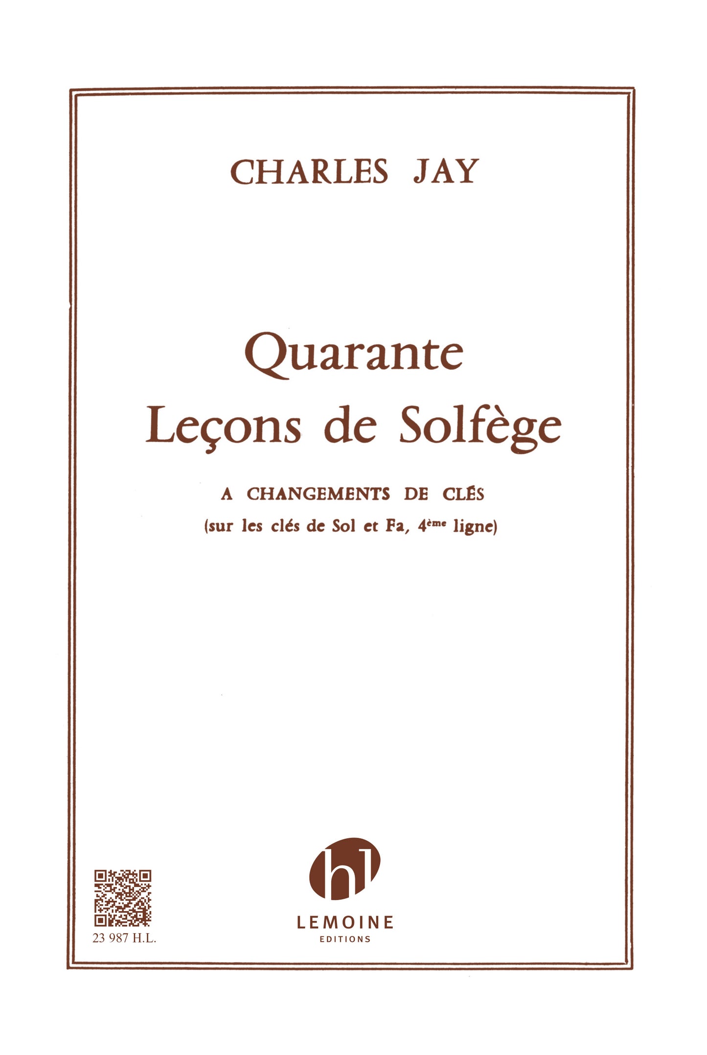 Leçons 2 clés (40) sans accompagnement