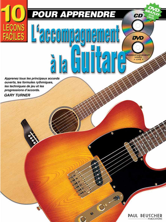 Leçons faciles pour apprendre l'accompagnement à la guitare (10)