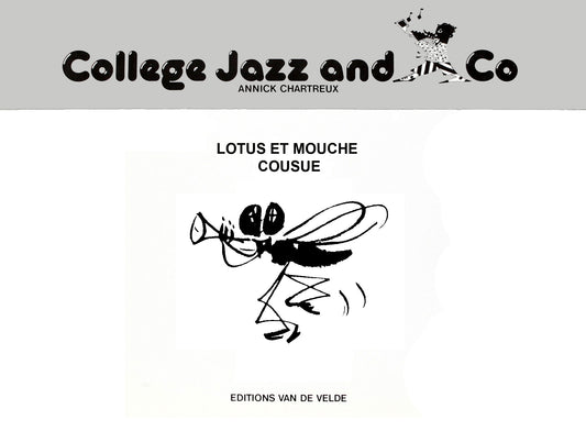Lotus et mouche cousue