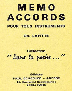Mémo accords tous instruments