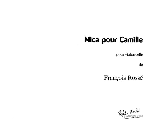 Mica pour Camille