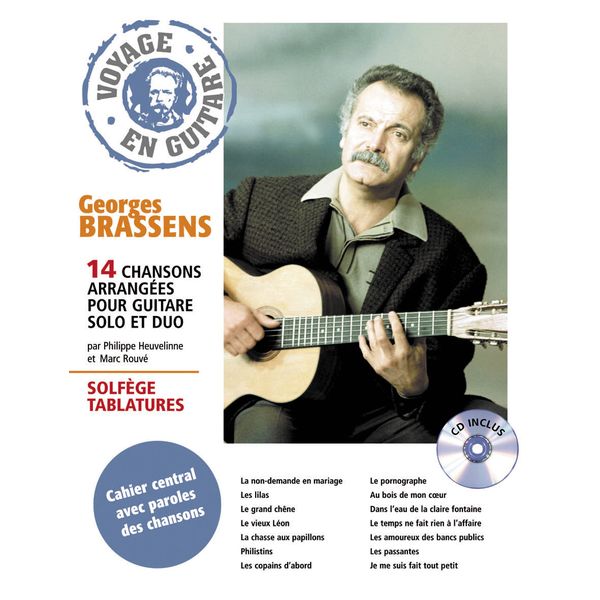 Voyage en guitare. Georges Brassens