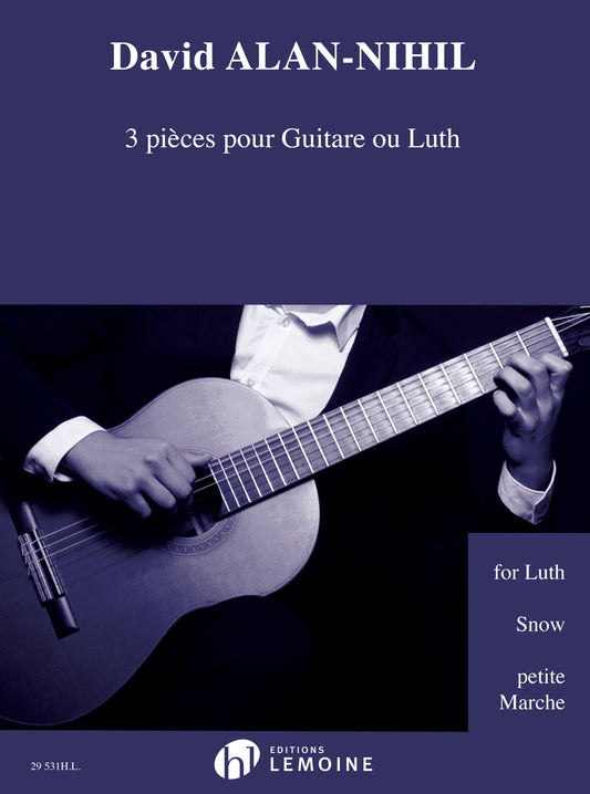 Pièces (3) pour guitare ou luth