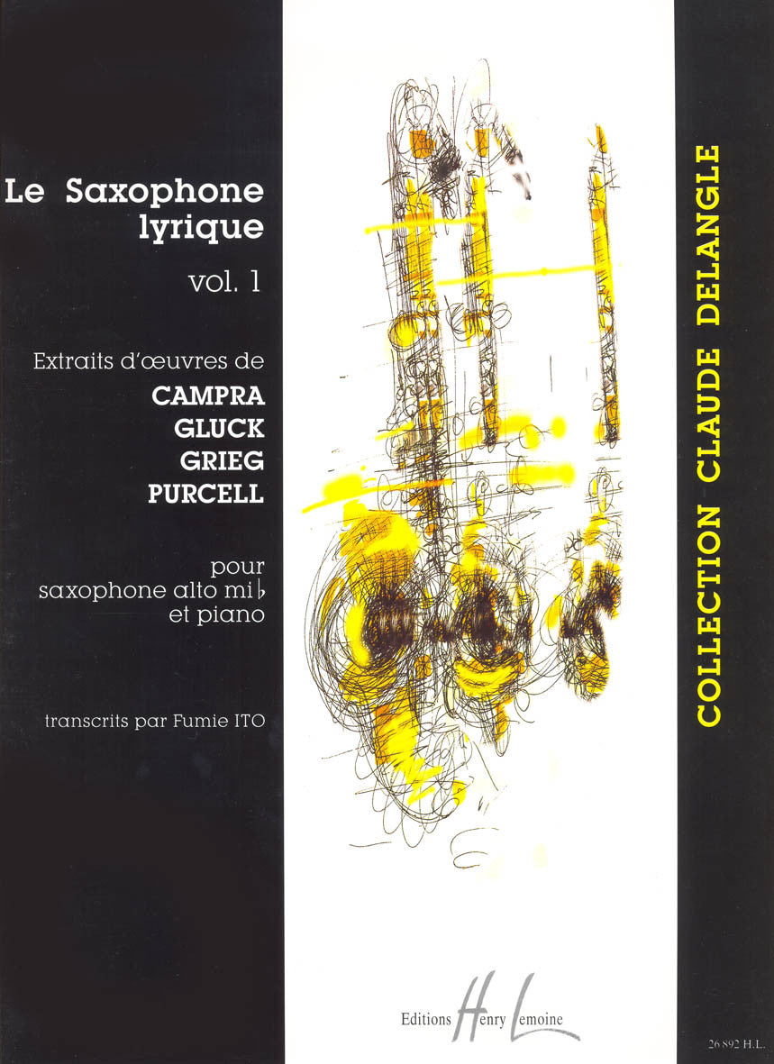 Saxophone Lyrique Vol.1