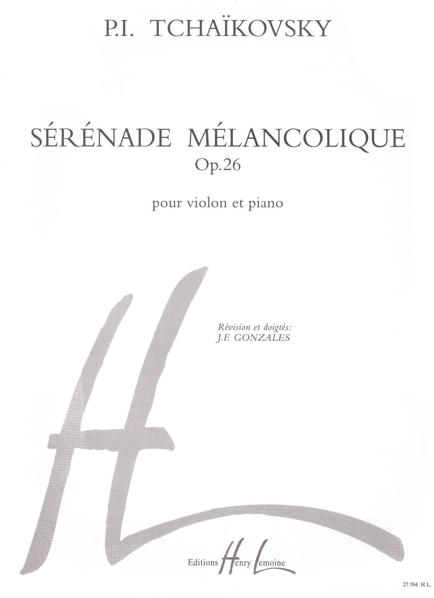 Sérénade Mélancolique