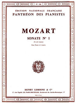 Sonate à 4 mains n°1 en Sol maj.