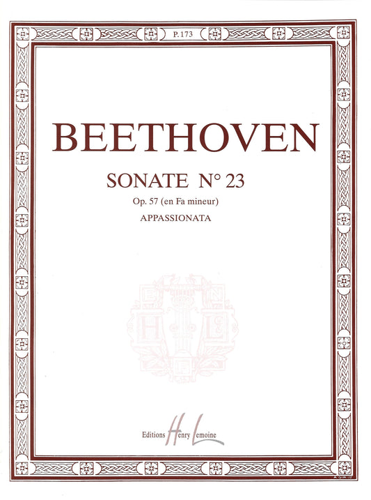 Sonate n°23 Op.57 en Fa min.