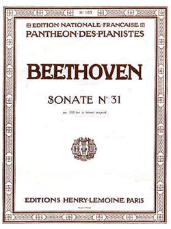 Sonate n°31 Op.110 en Lab maj.