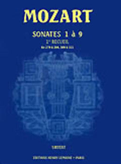 Sonates Vol.1 n°1 à 9