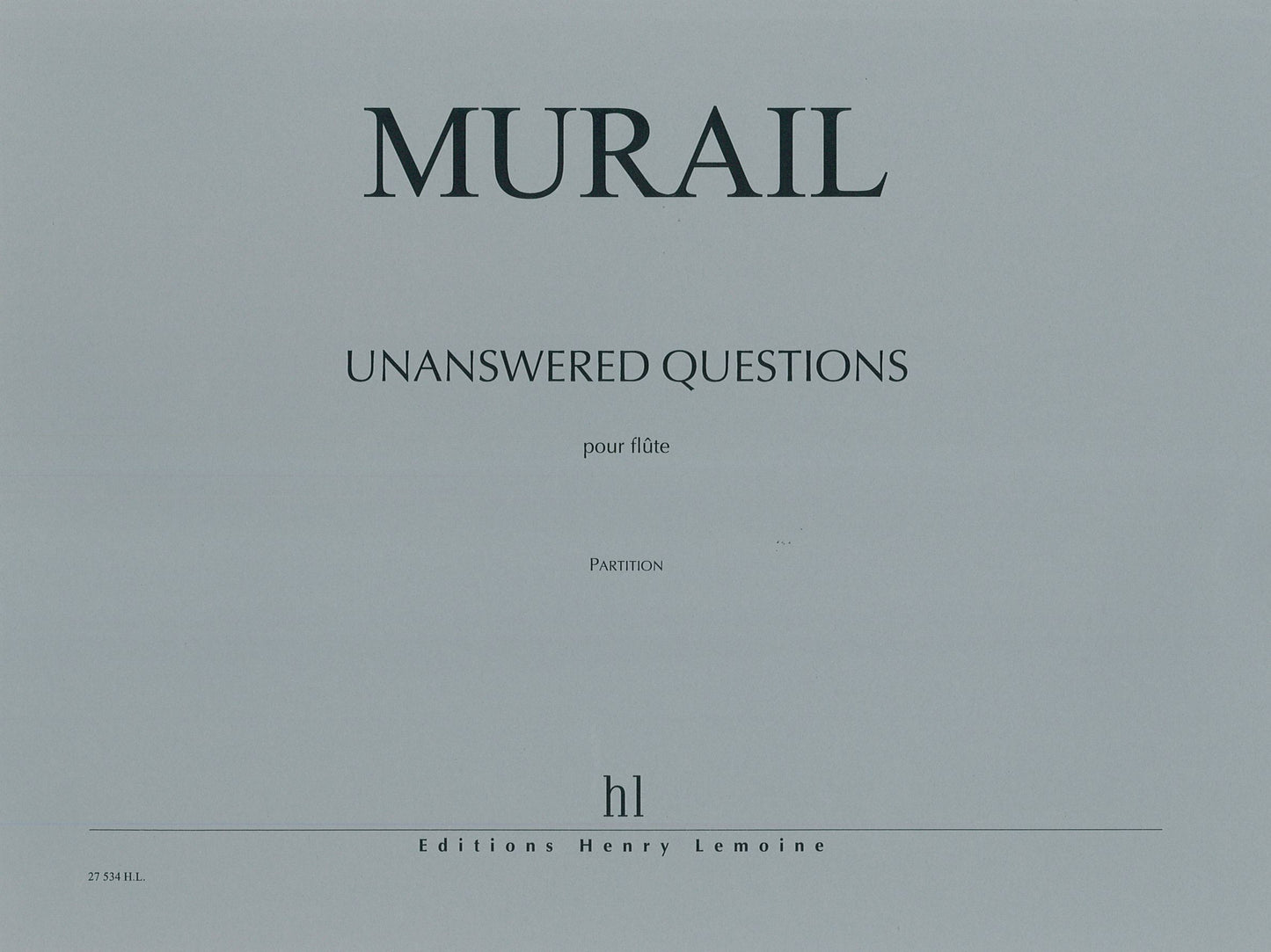 Unanswered Questions