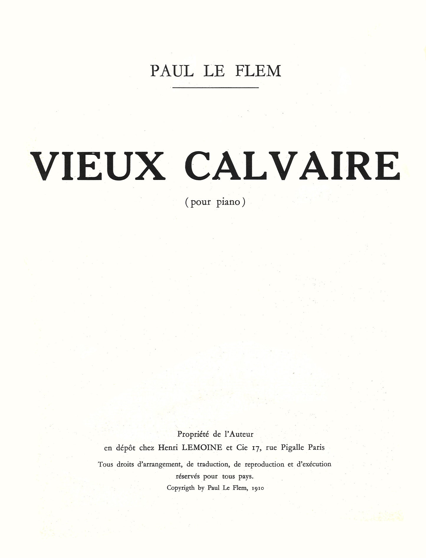 Vieux calvaire