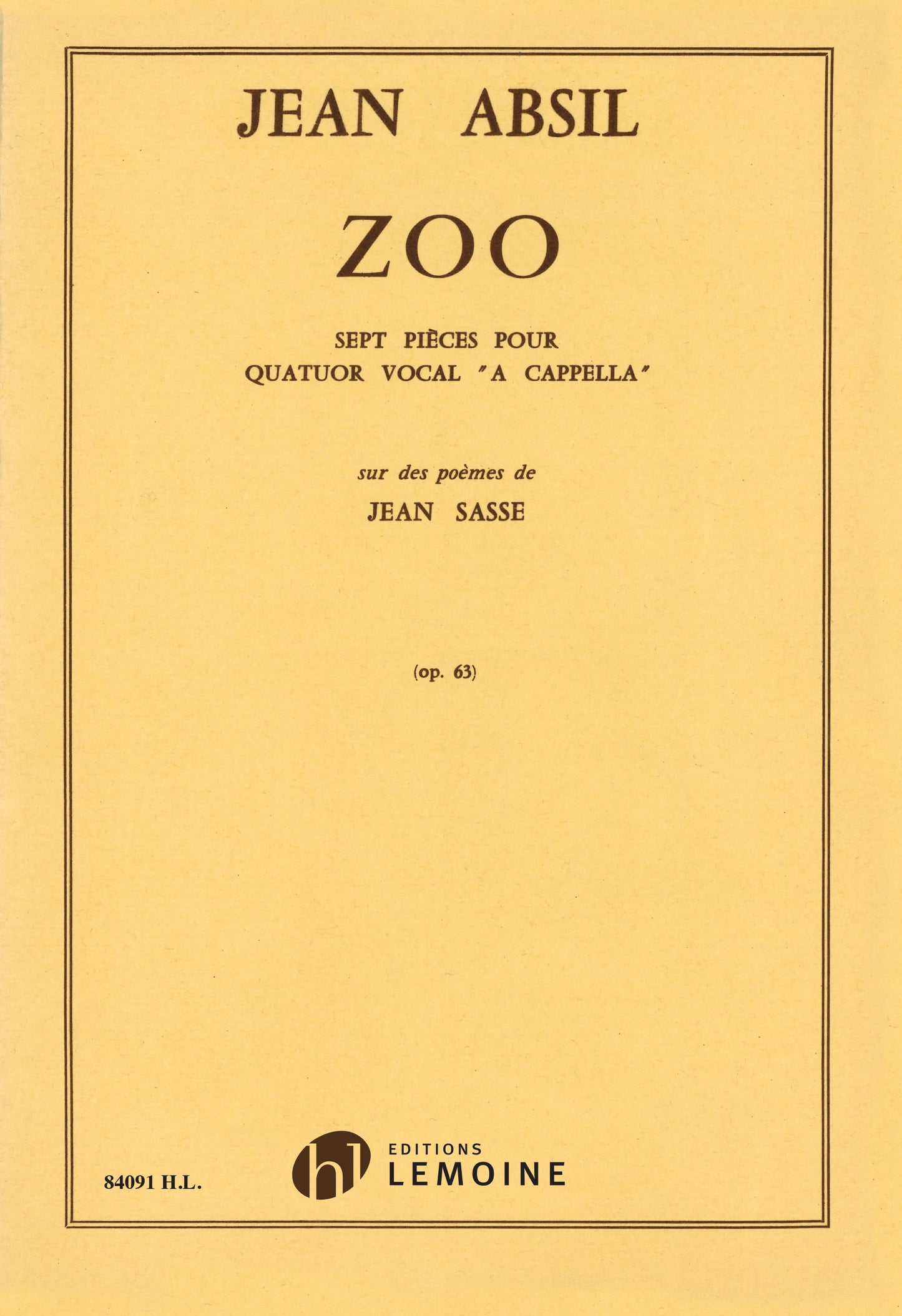 Zoo Op.63