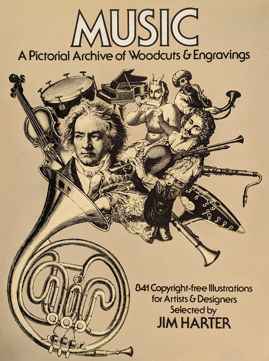 Music, a Pictorial Archive of Woodcuts and Engravings: 841 Copyright-Free Illustrations for Artists and Designers