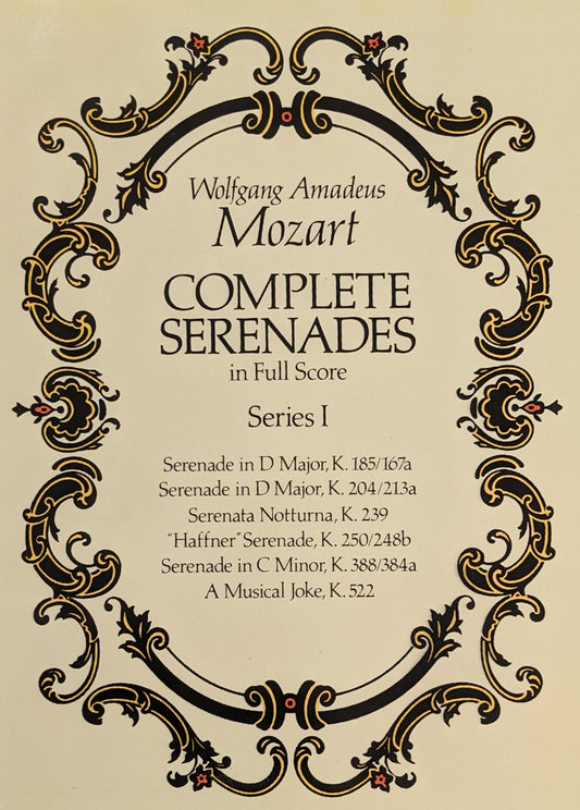 Complete Serenades In Full Score - Series I