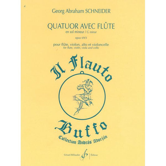 Quatuor avec flûte en sol mineur, op. 69 n° 3