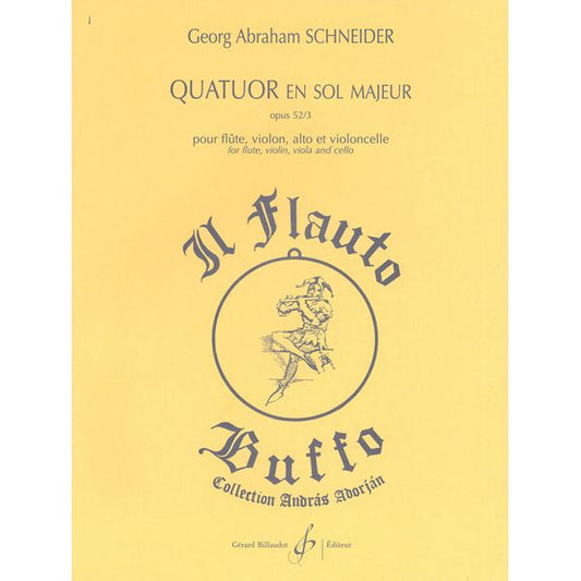 Quatuor en sol majeur, op. 52 n° 3