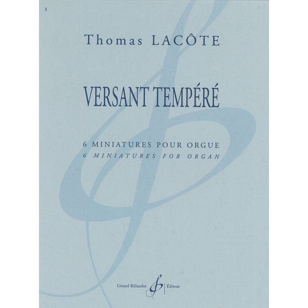 Versant tempéré. 6 Miniatures pour orgue