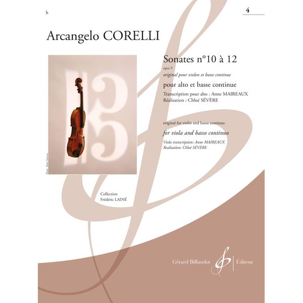 Sonates n° 10 à 12, op. V. Volume 4