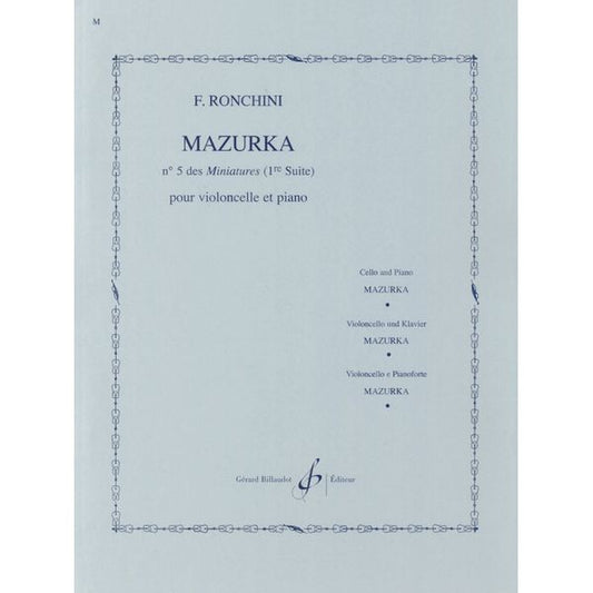 Mazurka n° 5 des Miniatures (1re suite)
