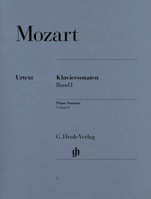 Sonates pour piano, volume I