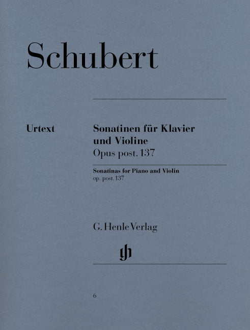 Sonatines pour piano et violon op. post. 137