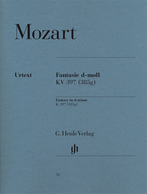 Fantaisie ré mineur K. 397 (385g)