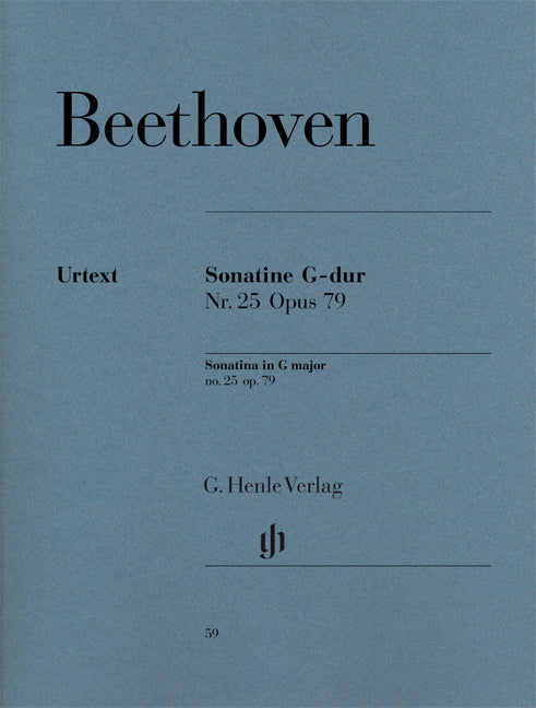 Sonate pour piano Sol majeur n° 25 op. 79