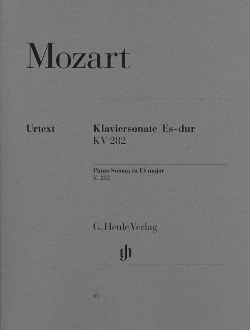 Sonate pour piano Mi bémol majeur K. 282