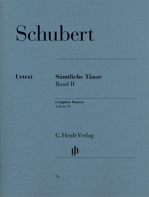 Edition intégrale des danses, volume II