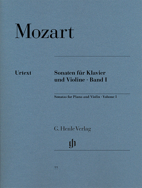 Sonates pour piano et violon, volume I