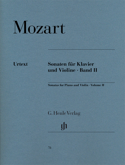 Sonates pour piano et violon, volume II