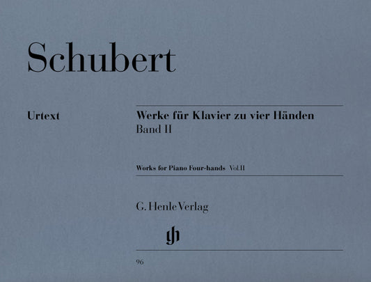 Œuvres pour piano à quatre mains volume II