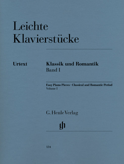 Pièces faciles pour piano – période classique et romantique – volume I