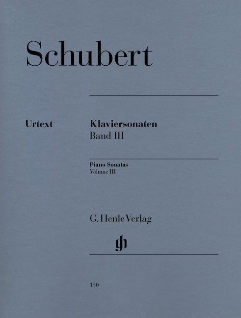 Sonates pour piano, volume III (Sonates de jeunesse et inachevées)