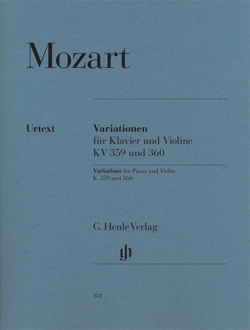 Variations pour piano et violon