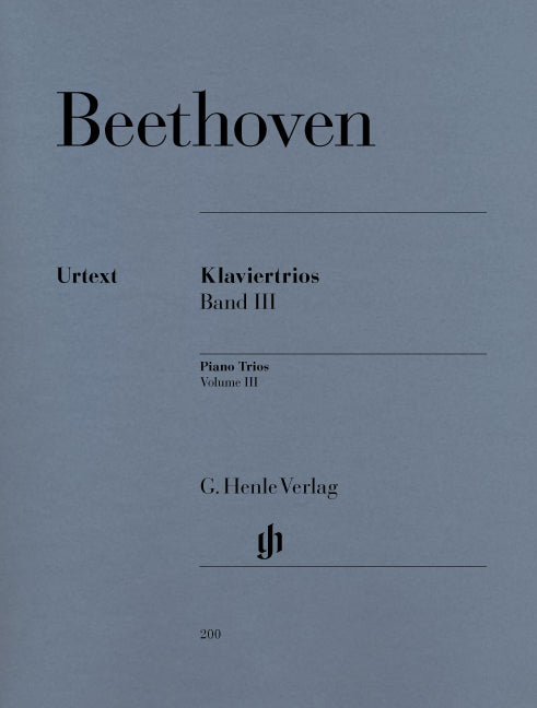 Trios avec piano, volume III