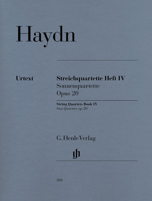 Quatuors à cordes Livre IV op. 20