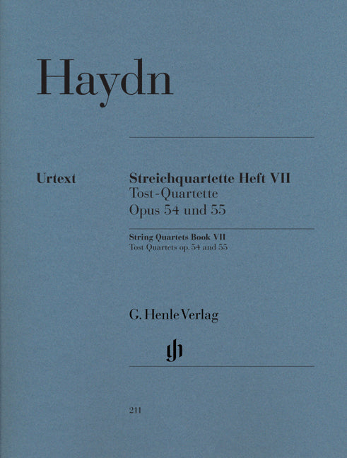 Quatuors à cordes Livre VII op. 54 et 55