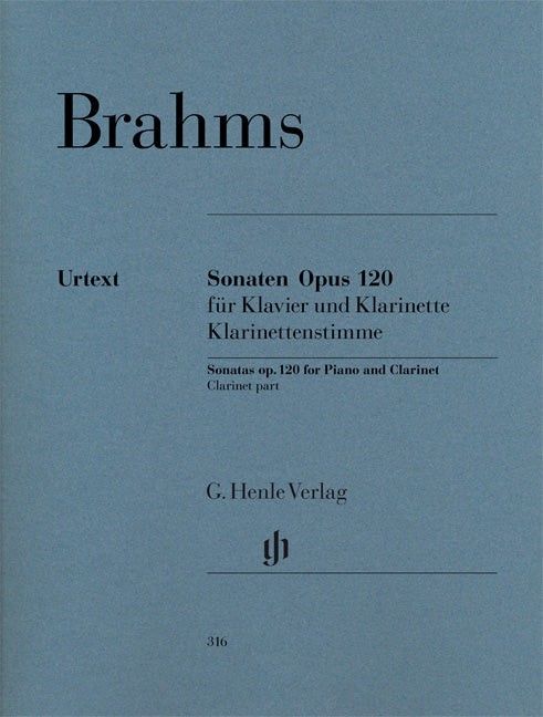 Sonates pour piano et clarinette op. 120, 1 et 2