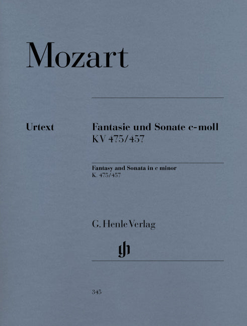 Fantaisie et Sonate pour piano ut mineur K. 475 / 457
