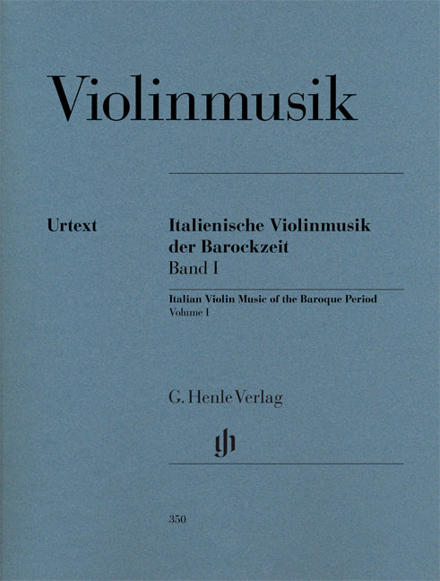 Musique italienne pour violon de l'époque baroque, volume I