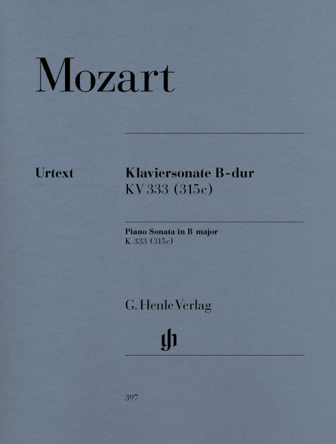 Sonate pour piano Si bémol majeur K. 333 (315c)