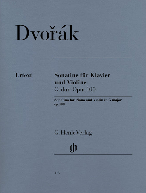 Sonatine pour piano et violon Sol majeur op. 100