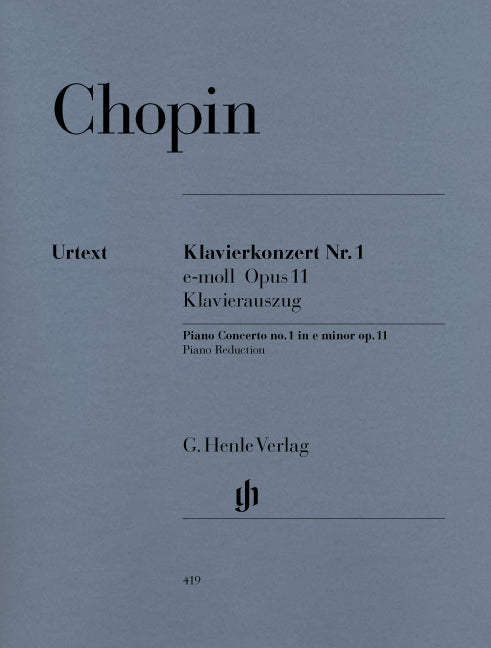 Concerto pour piano n° 1 mi mineur op. 11