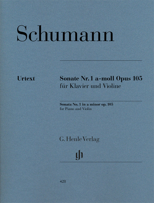 Sonate pour piano n° 1 la mineur op. 105 pour piano et violon